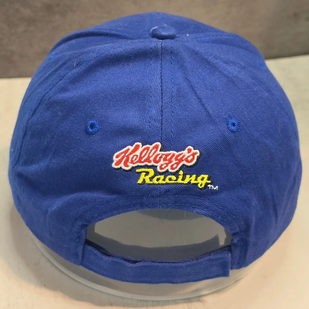 NASCAR Jimmie Johnson #48 Kellogg's Racing Hat Blue Grey 2008 Adjustable Cap